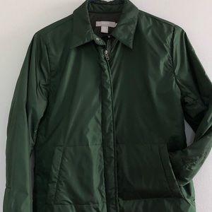 J Crew Green Lightweight puffy Jacket Women men m